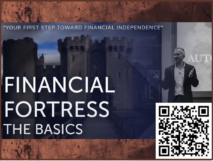 Episode 72 artwork: "Your first step toward financial independence", Financial Fortress, the basics